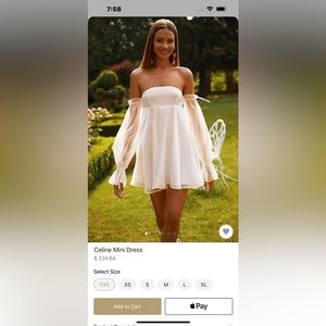 Brand New Alamour the Label white dress